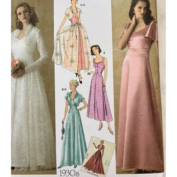 Simplicity‎ 4270 Women's Vintage Evening Dresses 2 Lengths Size 16-18-20-22-24 - Picture 3 of 6